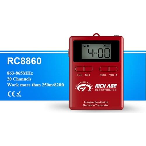 BEST QUALITY Uhf Tour Guide System Wireless Intercom Headset System Digital for Tourism