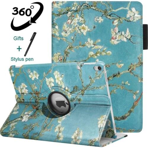360 Degree Rotating Case for iPad Air 2 Air 1 Cover for iPad 9.7 2018 2017 Case 5 6 5th 6th Generation Funda Leather Smart Coque