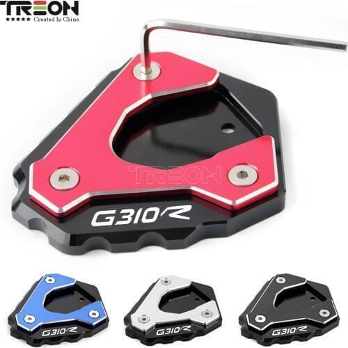 For BMW G310R G310 R G 310R 2017 2018 Motorcycle CNC Kickstand Foot Side Stand Extension Pad Support Plate Enlarge Stand