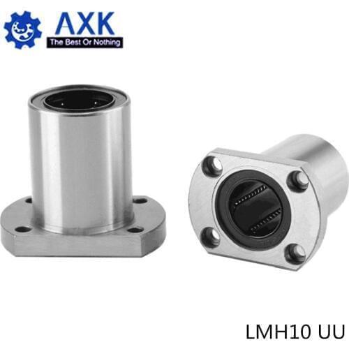 2pcs/lot Free shipping LMH10UU 10mm flange linear bearing CNC Linear Bush LMH10