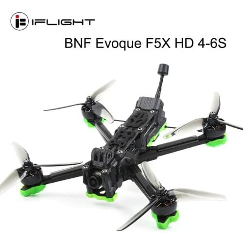 IFlight Nazgul Evoque F5X HD 5inch 4-6S FPV Drone BNF W/SucceX-D Mini F7 55A Air unit Stack XING2 2207 Motor Nebula Polar Camera