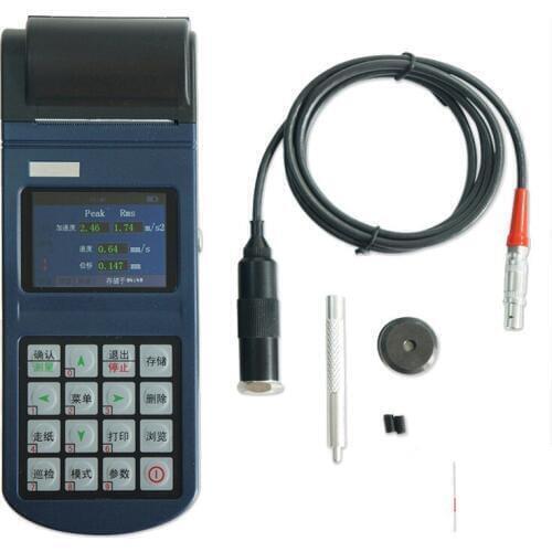 Vibration Meter Vibration Measuring Portable Vibration Tester Mechanical Detector Measuring Displacement Acceleration Instrument