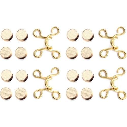 20 Pieces Adjustable Waist Buckle Extender Set Jeans Extender Waist Extender Button for Pants Adjustable Jean Button Fit E56C