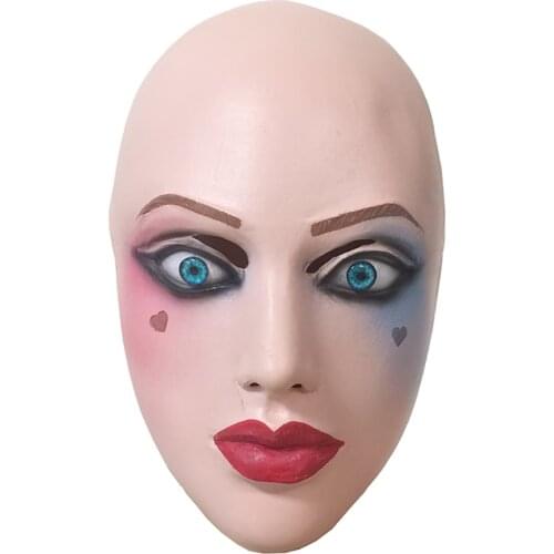 Cosplay Latex Pretty Women Mask Realistic Masquerade Another Me-Youth Skin Halloween Carnival Costume Headgear Props RPA034