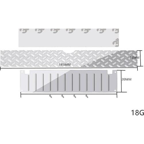 Metal Anti-slip Plate for WPL Half Truck RC Car DIY Decorative Plates