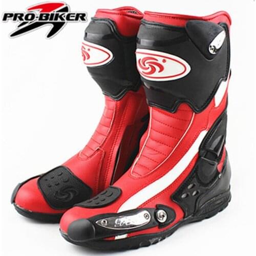 Brands Probiker Mens Motorcycle Boots Racing Speed Motorbike Shoes Bota Motocross Boot Men Dirt Bike Cycling Motorboats