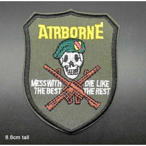 Airborne Air Force Pilot Special Force Iron On Military Patch Clothes Patch For Clothing Girl Boy Embroidered Patch
