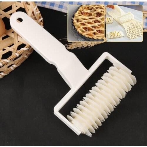 Plastic Baking Tool Pull Net Wheel Knife Pizza Pastry Lattice Roller Cutter For Dough Cookie Pie Craft Kitchen Baking Tool