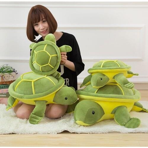 1pcs Creative Cute Cartoon Tortoise Pillow Toys Fashion Home Decoration Textile Soft Plush Bedding Pillows Great Birthday Gift