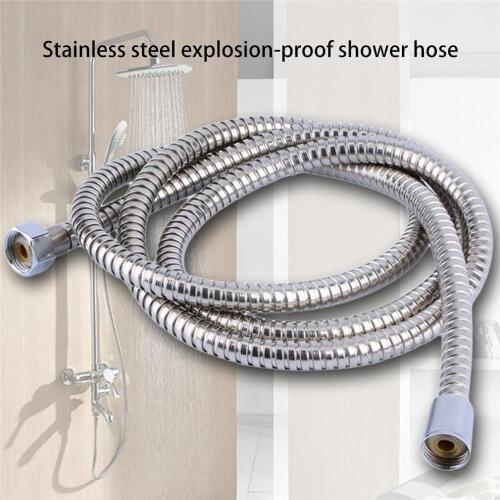 Durable Plumbing Flexible Shower Tube Stainless Steel Bathroom Pipe 90 Degree Adjustable Wall Mounted Shower Head Holder