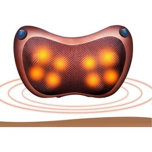 Relaxation Massage Pillow Car And Home Electric Massager Shoulder Neck Infrared Heating Massage Relaxation Body Massage