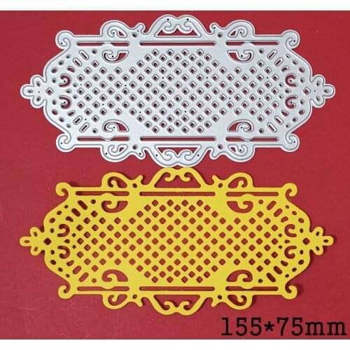Etch Metal Cutting Dies Hollow Frame Cut Die Mold Scrapbook Background Paper Card Making Craft Knife Blade Punch Stencils Dies