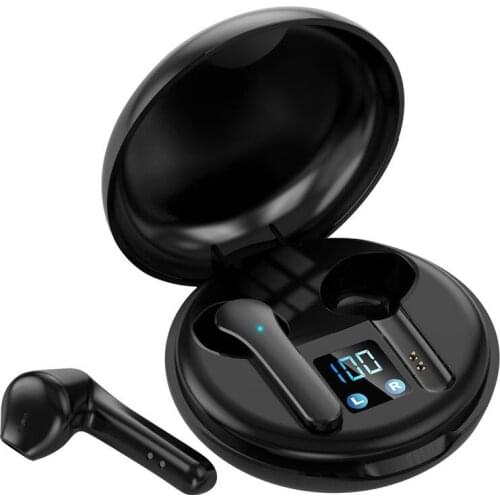 True Wireless Headphones HiFi Stereo Audiophile Headphone with Rechargable Case Ear Phones Bluetooth Earbuds for Xiaomi iPhone