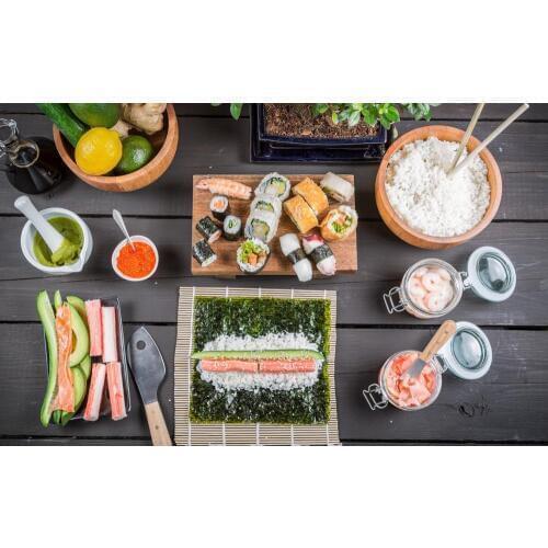 Living Room Bedroom Home Wall Decoration Canvas Paintings Poster Japanese Cuisine Cooking Food Sushi Rolls Food Photo