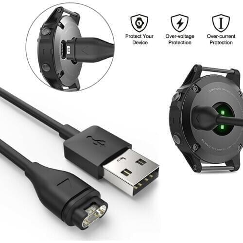 USB Charger Charging Cable Cord for Garmin Fenix 5/5S/5X Vivoactive 3 Vivosport