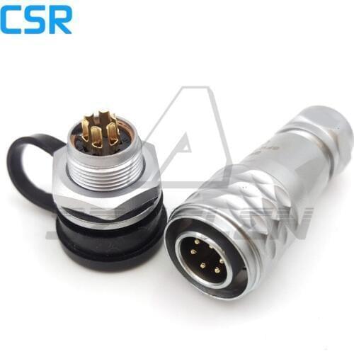 WEIPU SF12 6pin Panel Mount Circular Aviation Cable Connector IP68 plug socket IP67, Power cable connector