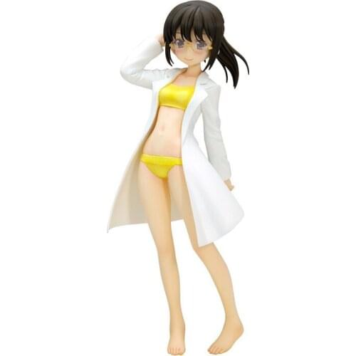 Japan Anime Beach Queens Few Friends Shiguma Rika Figure Boku Wa Tomodachi Ga Sukunai Action Figurines model