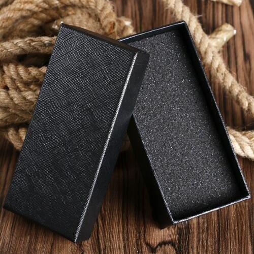 YISUYA Minimalist Black Rectangle Watch Boxes Top Gift Sets Wrist Watch Jewelry Watches Case for Men Women Watches Gift Box