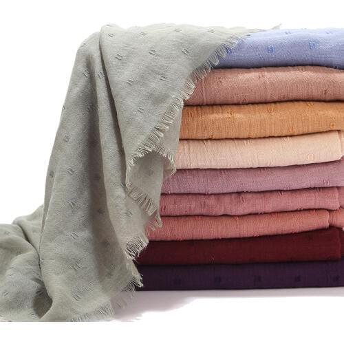 90*180cm women muslim cotton hijab scarf femme musulman headscarf islamic shawls Arab head wraps