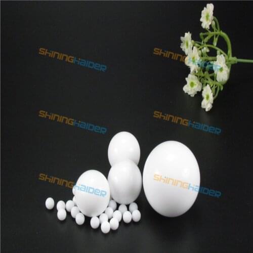 1-5PCS diameter 35mm to 101.6mm white diaphragm pump ball polytef ball PTFE ball polytef sealing ball plastic ball