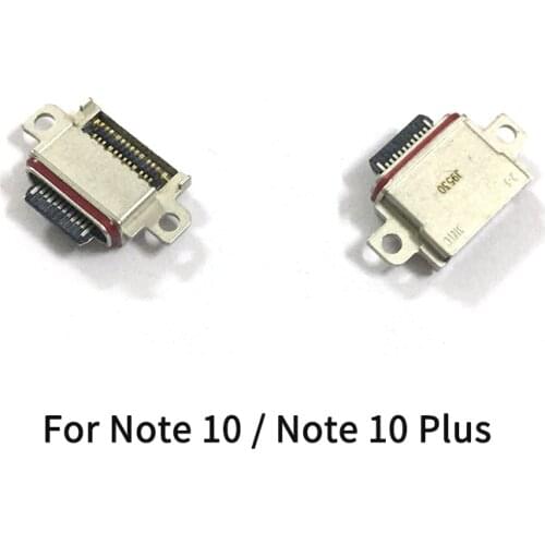 10PCS For Samsung Galaxy Note 10 / Note10 Plus USB Charging Port Dock Plug Charger Connector Socket Repair Parts