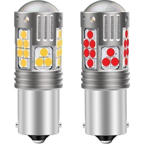 2Pcs New 1156 BA15S 7506 P21W Super Bright LED Car Tail Brake Bulbs Turn Signals Auto Backup Reverse Lamp Daytime Running Lights