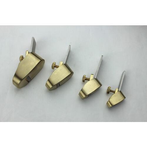 4pcs Brass planes fine Violin/Cello making tools, Carpentry planes