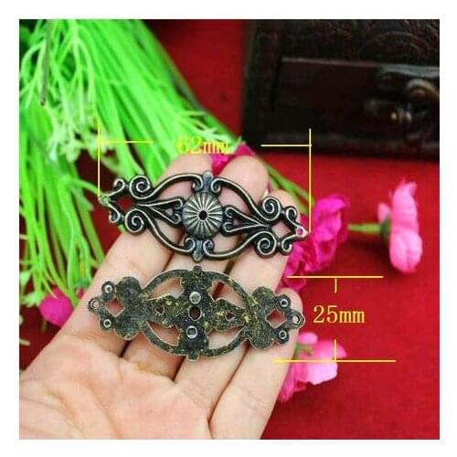 62*25MM Decoration Antique corners Antique fillet Alloy angle Wooden four Decorative corner pieces wrap angle