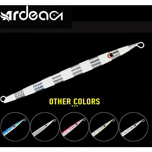 ARDEA Long Metal Jigging Slow jig 170g/200g/230g Wobbler Spoon Artificial Fishing Lure Saltwater Falling jigs Tuna Tackle