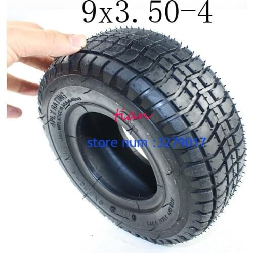 Free Shipping 9X3.50-4 TUBELESS 9"x3 1/2" (9x3.50-4) Scooter Tire and 2.80/2.50-4 or 3.00-4 Inch Tubeless for ATV SCOOTOER