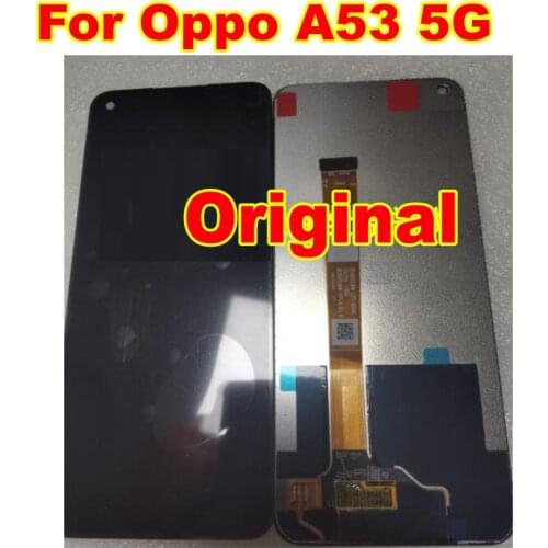 100% Original Working For OPPO A53 5G 2020 LCD Display Touch Panel Screen Digitizer Assembly Glass Sensor Phone Pantalla Parts