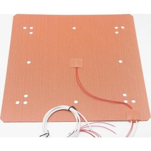 Ender 5 Plus 3D Printer Silicone Heater 370mmx375mm 120V/220V 1000W for Build Plate HeatBed Heating Upgrade