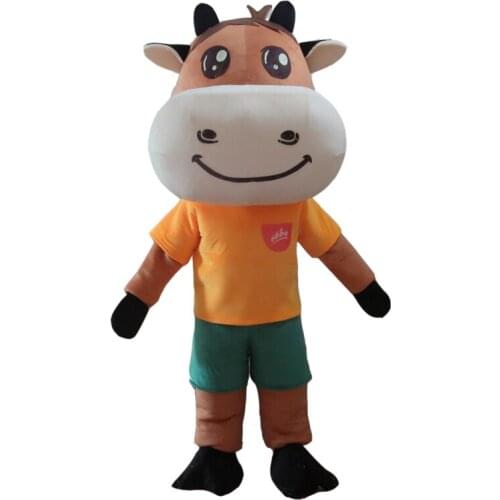 Animal Cow Costume Cosplay Outfits Adult Women Men Cartoon Mascot costume For Carnival Festival Commercial Dress