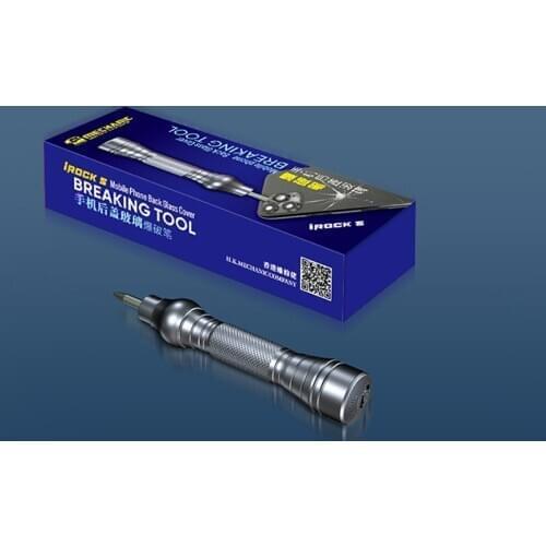 Mechanic Boulder IRock 5 Glass Breaking Pen for IPhone X-11 Huawei Cell Phone Rear Glass Cover Breaker Tools