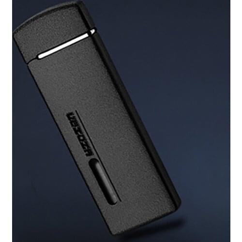 Mini Open Flame Gas Inflatable Visible Gas Lighter Butane Gas Cigarette Lighter Ultra-thin Metal Mens Gift Smoking Cool Lighter