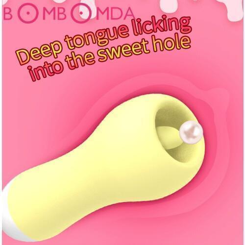 Multispeed Licking Clit Nipple Massager Blowjob Tongue Sex Toys for Women Sucking Vibrator Clitoris Stimulation Sucker G Spot