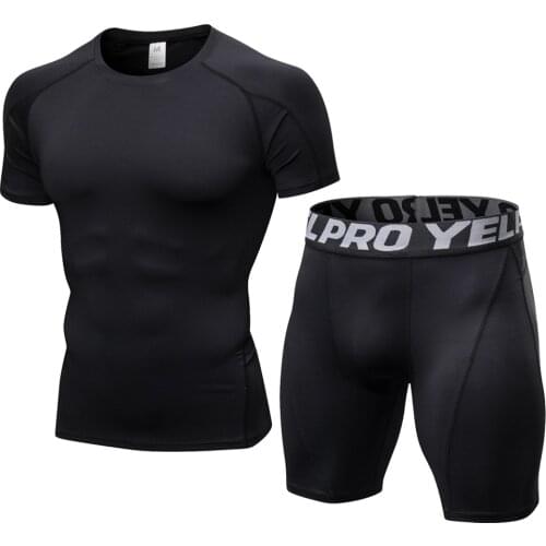 Mens Running Suits Sport GYM T shirt Short Sleeve Football Basketball Tennis Shirt Quick Dry Fitness Sports T Shirt Sportswear