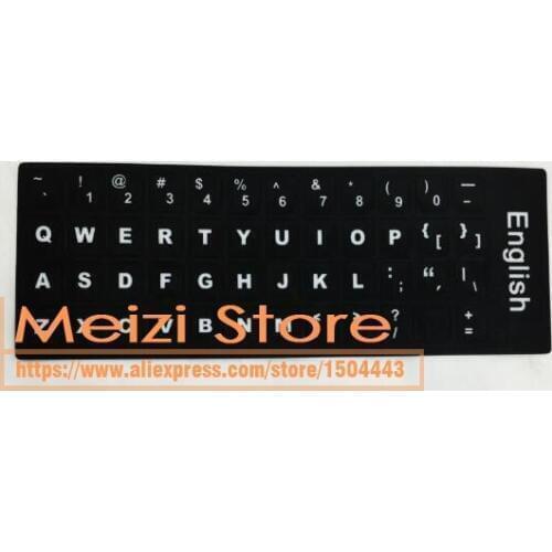 For Macbook Air Pro Retina 11 13 15 Laptop Notbook Keyboard Cover Protector Sticker 100pcs EN English Notebook Keyboard Stickers