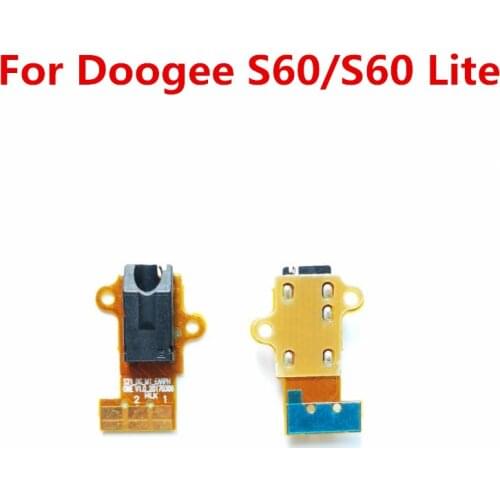 Original New Headphone Jack Port Earphone FPC Flex Cable Repair Part Replacement For Doogee S60/S60 lite Cell Phone