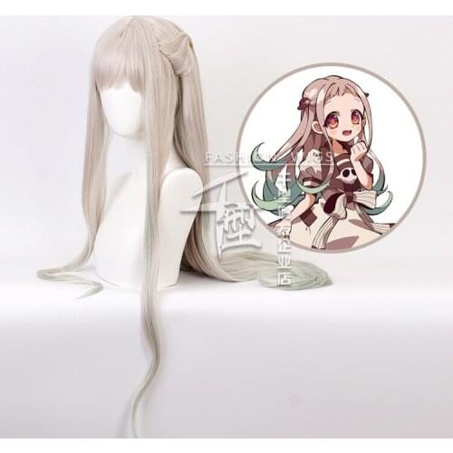 80cm Anime Toilet-bound Hanako-kun Cosplay Wigs Nene Yashiro Long Heat Resistant Synthetic Hair Party Wigs
