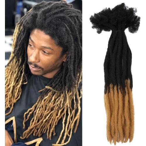 Crochet Handmade Dreadlocks Ombre Synthetic Faux Fake Locs Hair Extensions Afro Braiding Hair for Women Men Hip hop