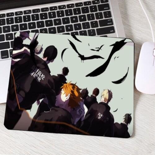 Japanese Hot Popular Anime Haikyuu Pc Computer Mouspead Animation Products Small Size Table Mouse Pad Mat For Decorate