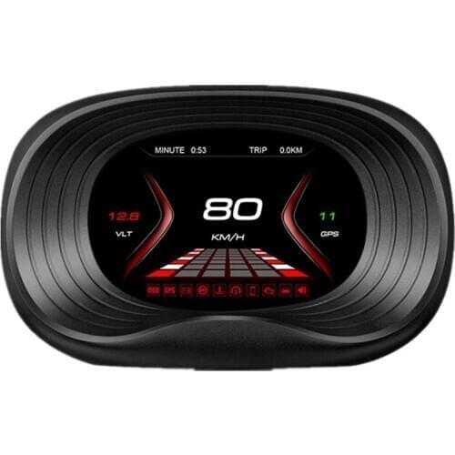 P20 Navigation Version HUD Head Up Display GPS+OBD2+Navigation Intelligence 3 Inches HD Color Screen Car Display