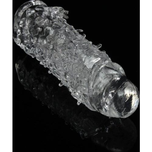 Fish scales shape Condoms Delay Penis Extender Reusable Sleeve For Men clit spot squirt Penis Extension Sex Products Cock Rings