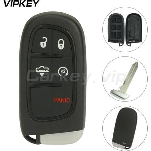 Remotekey replacement Smart key shell case 4+1 button for Dodge RAM 2013 2014 2015 GQ4-54T 68159657