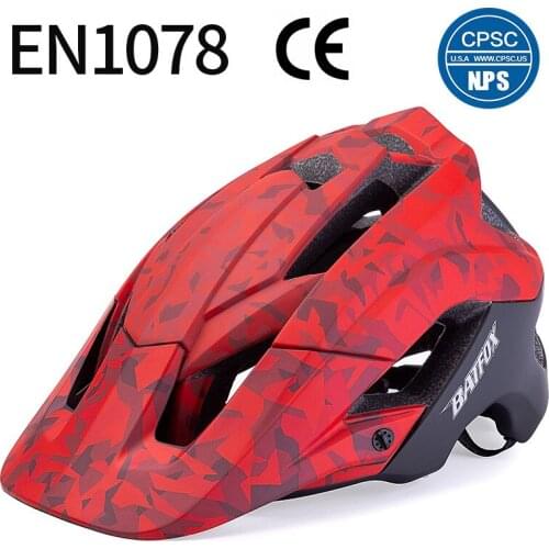 BATFOX cycle helmet Camouflage Ultralight Mountain Bike Helmet Road Bicycle Helmets bike equipment