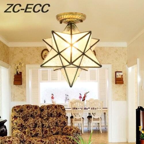 ZC-ECC Five-pointed star ceiling lamp aisle lamp hallway bedroom corridor balcony staircase living room entrance lighting