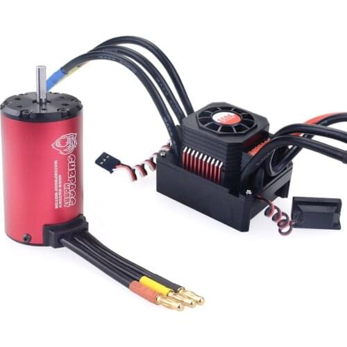 Surpass hobby 4068 brushless 150A esc combo dc fan motor waterproof cooling vest with fan for 1:8 rc car toy