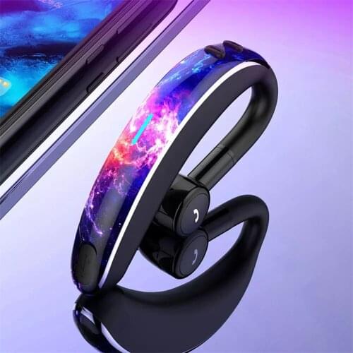 1Pc Sweatproof Headphones Ergonomic Wireless Earphones 5.0 Bluetooth Earphone Stereo Earbuds For phone Heatset