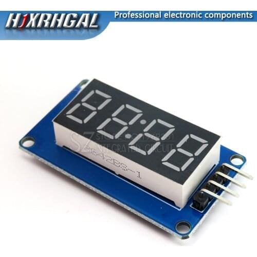 1PCS TM1637 LED Display Module For Arduino 7 Segment 4 Bits 0.36 Inch Clock RED Anode Digital Tube Four Serial Driver Board Pack